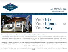 Tablet Screenshot of countryhomes-parkhomes.co.uk